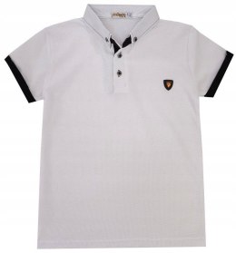POLO POLÓWKA koszulka T-SHIRT biały H308D