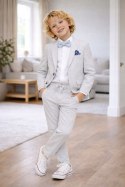 ELEGANCKI GARNITUR DLA CHŁOPCA ZESTAW 4 CZĘŚCIOWY WESELE KOMUNIA J4V